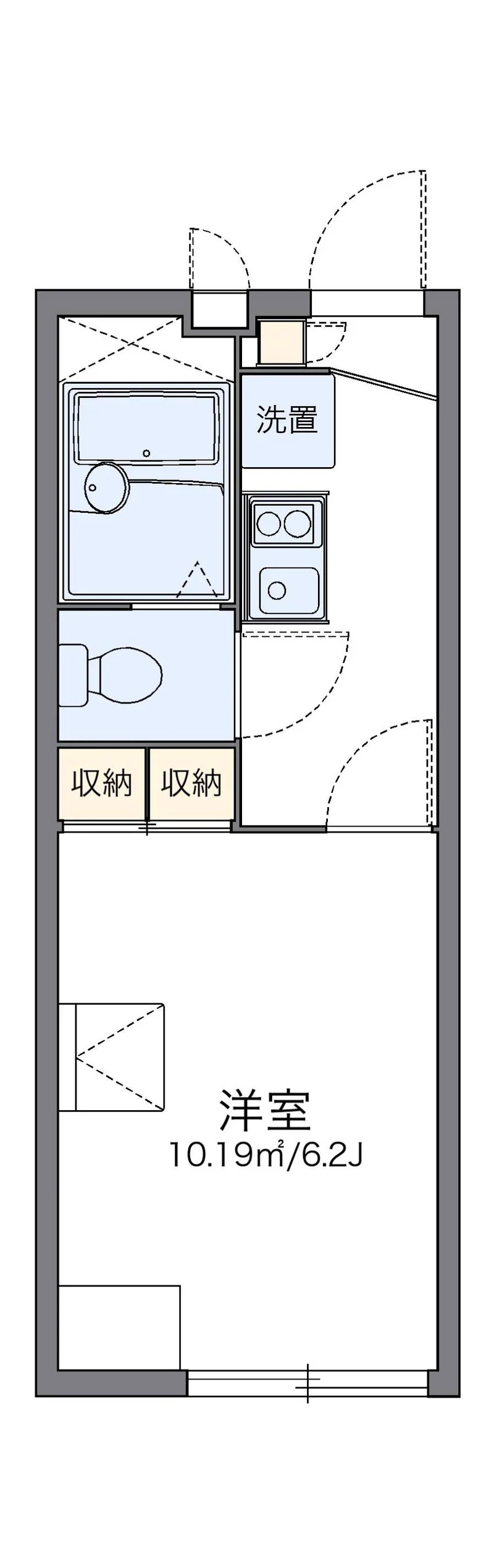 レオパレスＴａｎｎｅｎｂａｕｍの間取り図（複数号室の資料）