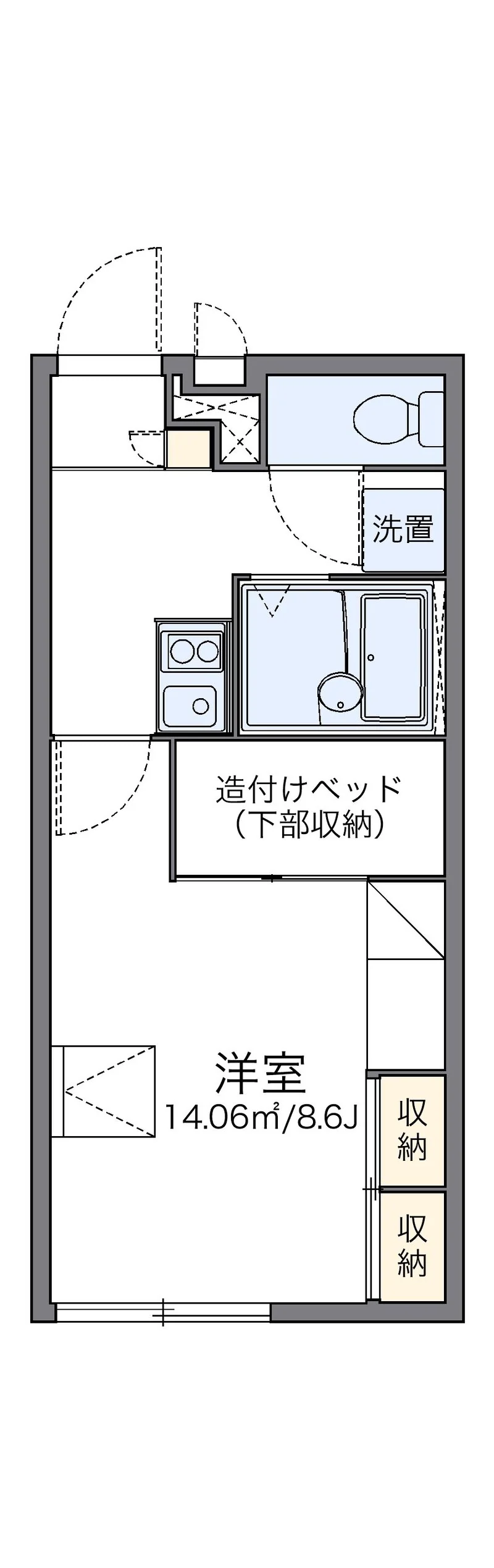 レオパレスＥＳＰＯＩＲの間取り図（複数号室の資料）