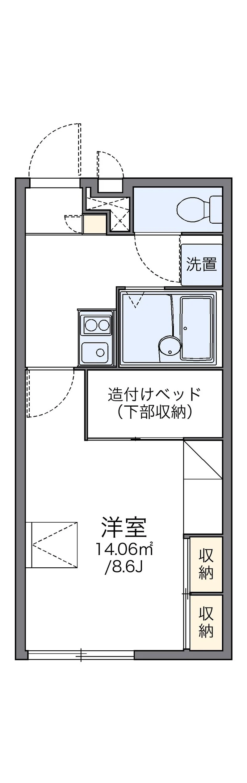 レオパレスＭＡＸの間取り図（複数号室の資料）
