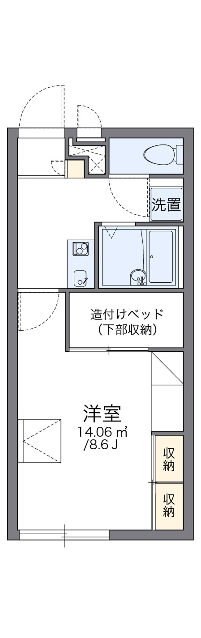 レオパレスＭＡＸ　Ａの間取り図（複数号室の資料）