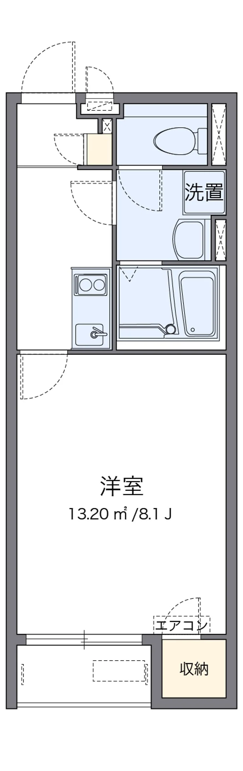 レオネクストビィグラッドⅢの間取り図（複数号室の資料）